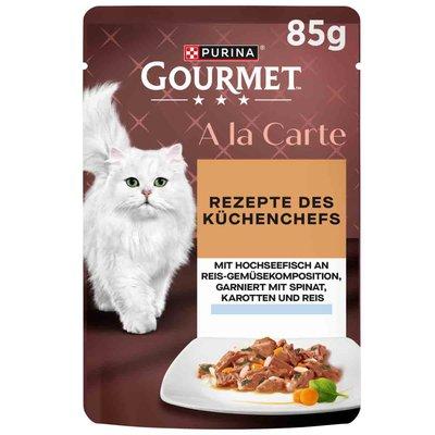 GOURMET A la Carte Hochseefisch, Reis & Gemüse GOURMET A la Carte Hochseefisch, Reis & Gemüse