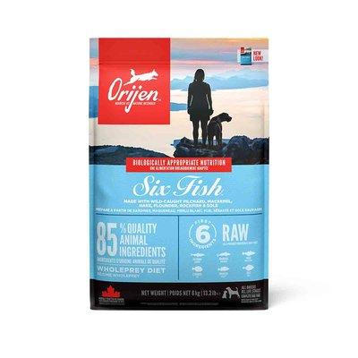 ORIJEN Hund Six Fish Fisch aus Wildfang, 6kg ORIJEN Hund Six Fish Fisch aus Wildfang, 6kg