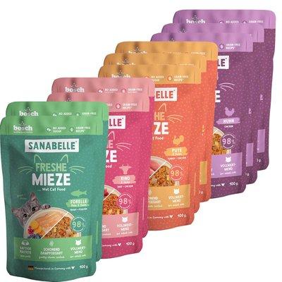 Sanabelle Freshe Mieze - Mixtray 10x100 g Sanabelle Freshe Mieze - Mixtray 10x100 g