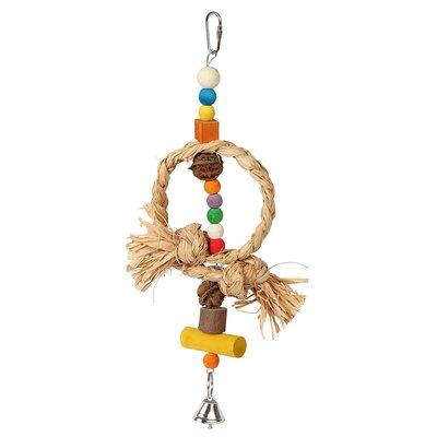 Kerbl Vogelspielzeug Nature mit Glocke und Bast Kerbl Vogelspielzeug Nature mit Glocke und Bast