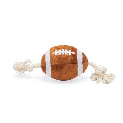 Beeztees Hundespielzeug Rugbyball mit Seil Beeztees Hundespielzeug Rugbyball mit Seil