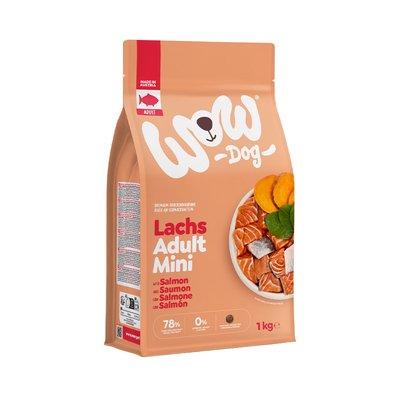 WOW DOG TROCKEN Minis ADULT mit Lachs 1 kg WOW DOG TROCKEN Minis ADULT mit Lachs 1 kg