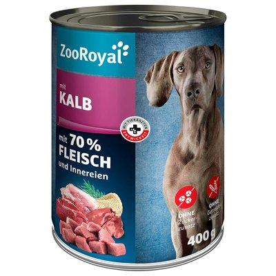 ZooRoyal Hunde-Nassfutter mit Kalb ZooRoyal Hunde-Nassfutter mit Kalb