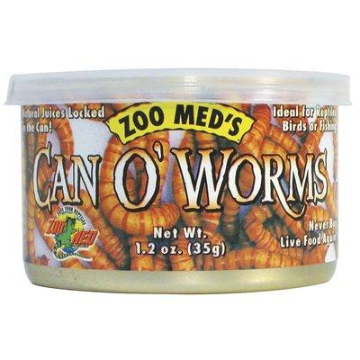 Zoo Med Can o' Worms 35g, ca. 300 Mehlwürmer Zoo Med Can o' Worms 35g, ca. 300 Mehlwürmer