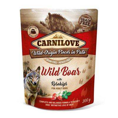 Carnilove Dog Pouch Paté - Wild Boar with Rosehips Carnilove Dog Pouch Paté - Wild Boar with Rosehips