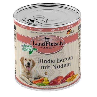 LandFleisch Dog Classic Rinderherzen mit Nudeln LandFleisch Dog Classic Rinderherzen mit Nudeln
