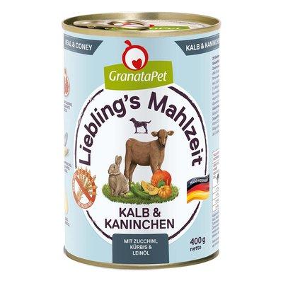 GranataPet Liebling's Mahlzeit Kalb und Kaninchen GranataPet Liebling's Mahlzeit Kalb und Kaninchen