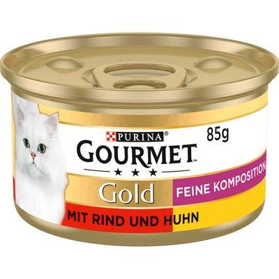 GOURMET Gold Feine Komposition mit Rind und Huhn GOURMET Gold Feine Komposition mit Rind und Huhn