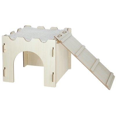Kerbl Nagerburg mit Leiter und Kissen 28x28x25cm Kerbl Nagerburg mit Leiter und Kissen 28x28x25cm