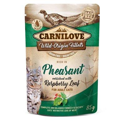 Carnilove Cat Pouch Ragout - Pheasant enriched with Raspberry Leaves Carnilove Cat Pouch Ragout - Pheasant enriched with Raspberry Leaves