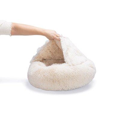 Beeztees Yala Hundebett Beige Plüsch Beeztees Yala Hundebett Beige Plüsch