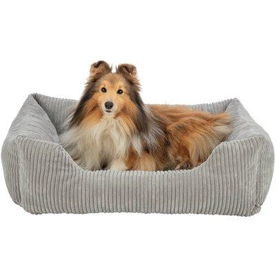 Trixie Vital Bett Jonna Cordplüsch 80×60cm grau | Rückläufer Trixie Vital Bett Jonna Cordplüsch 80×60cm grau | Rückläufer