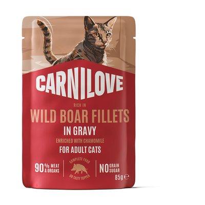 Carnilove Cat Pouch Gravy - Wild Boar Carnilove Cat Pouch Gravy - Wild Boar