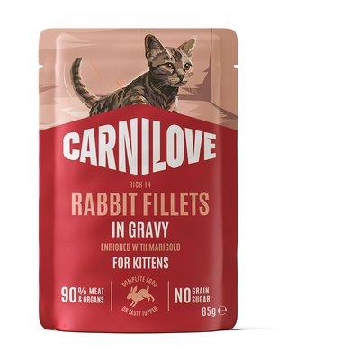 Carnilove Cat Pouch Gravy Kitten - Rabbit Carnilove Cat Pouch Gravy Kitten - Rabbit