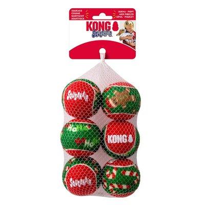 KONG Holiday SqueakAir Bälle 6er-Pack KONG Holiday SqueakAir Bälle 6er-Pack