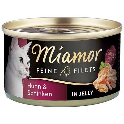 Miamor Feine Filets in Jelly Huhn und Schinken 100g Dose Miamor Feine Filets in Jelly Huhn und Schinken 100g Dose