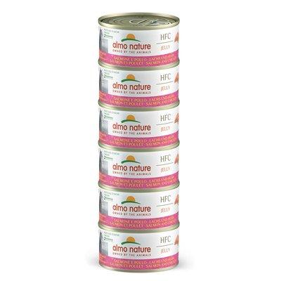 Almo Nature HFC Jelly Megapack Lachs & Huhn 6x70g Almo Nature HFC Jelly Megapack Lachs & Huhn 6x70g