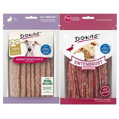 Dokas Snack Mixpaket Ente & Kaninchen 6x70g Dokas Snack Mixpaket Ente & Kaninchen 6x70g