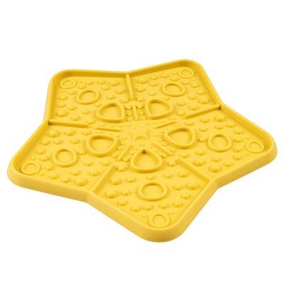 duvoplus Schleckmatte Stern 19x17,5x1 cm gelb duvoplus Schleckmatte Stern 19x17,5x1 cm gelb