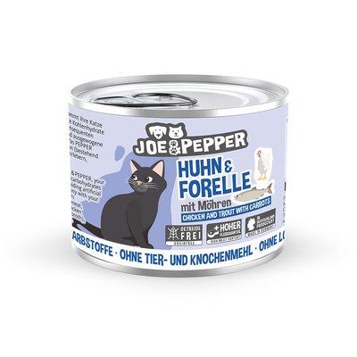 Joe & Pepper Cat Huhn & Forelle mit Möhren Joe & Pepper Cat Huhn & Forelle mit Möhren