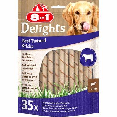 8in1 Hundesnack Delights Beef Twisted Sticks 8in1 Hundesnack Delights Beef Twisted Sticks