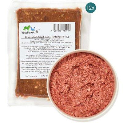 Haustierkost Rindermischfleisch Aktiv 12x500 g Haustierkost Rindermischfleisch Aktiv 12x500 g