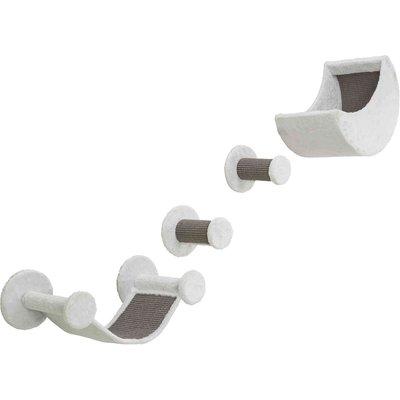 Trixie Wand-Set Plüsch 4 Teile weiß/grau Trixie Wand-Set Plüsch 4 Teile weiß/grau