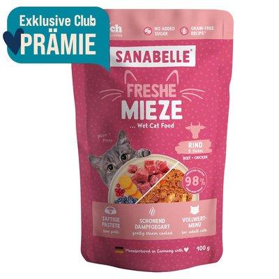 Sanabelle Freshe Mieze Rind & Huhn 100g PRÄMIE Sanabelle Freshe Mieze Rind & Huhn 100g PRÄMIE