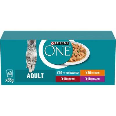 PURINA ONE Adult in Sauce Sorten-Mix 40x85g PURINA ONE Adult in Sauce Sorten-Mix 40x85g