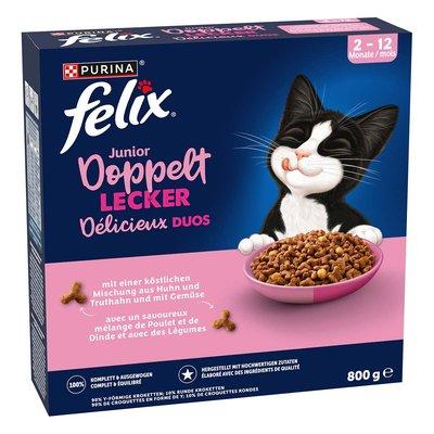 FELIX Doppelt Lecker Junior Huhn & Truthahn 800g FELIX Doppelt Lecker Junior Huhn & Truthahn 800g