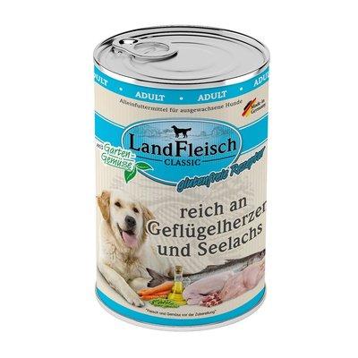 LandFleisch Dog Classic Geflügelherzen & Seelachs LandFleisch Dog Classic Geflügelherzen & Seelachs