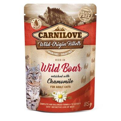 Carnilove Cat Pouch Ragout - Wild Boar enriched with Chamomile Carnilove Cat Pouch Ragout - Wild Boar enriched with Chamomile