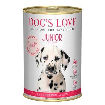 Dog's Love Junior Rind mit Karotte und Salbei Dog's Love Junior Rind mit Karotte und Salbei