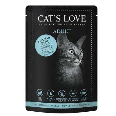 Cat's Love Nassfutter Lachs Pur mit Distelöl & Petersilie Cat's Love Nassfutter Lachs Pur mit Distelöl & Petersilie