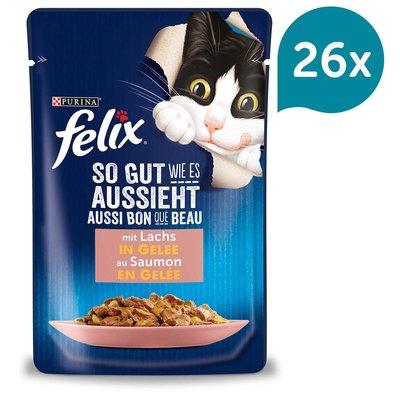 FELIX So gut wie es aussieht in Gelee mit Lachs FELIX So gut wie es aussieht in Gelee mit Lachs