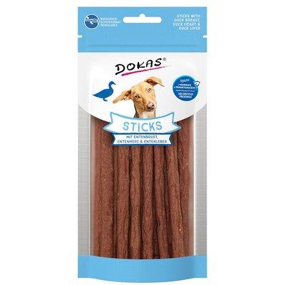 Dokas Sticks mit Entenbrust, Entenherz und Entenleber Dokas Sticks mit Entenbrust, Entenherz und Entenleber