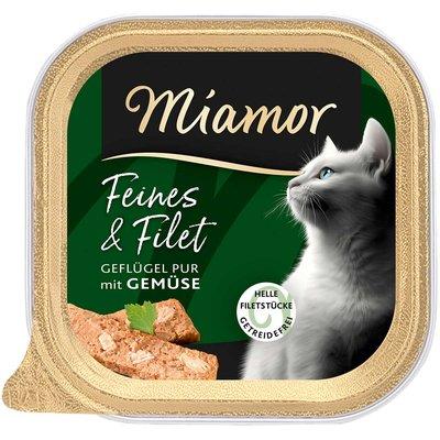 Miamor Feines & Filet Geflügel Pur mit Gemüse Miamor Feines & Filet Geflügel Pur mit Gemüse