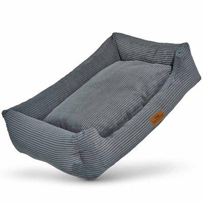 Freudentier orthopädisches Hundebett Cord grau Freudentier orthopädisches Hundebett Cord grau