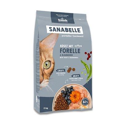 Sanabelle Adult mit Forelle Sanabelle Adult mit Forelle