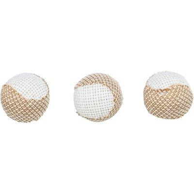 Trixie Rasselbälle mit Jute 5cm 3 Stück Trixie Rasselbälle mit Jute 5cm 3 Stück