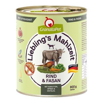 GranataPet Liebling's Mahlzeit Rind und Fasan GranataPet Liebling's Mahlzeit Rind und Fasan