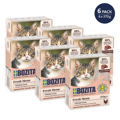 Bozita Tetra Häppchen in Sauce mit Hühnchenleber Bozita Tetra Häppchen in Sauce mit Hühnchenleber