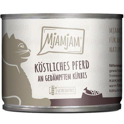 MjAMjAM köstliches Pferd an gedämpftem Kürbis MjAMjAM köstliches Pferd an gedämpftem Kürbis