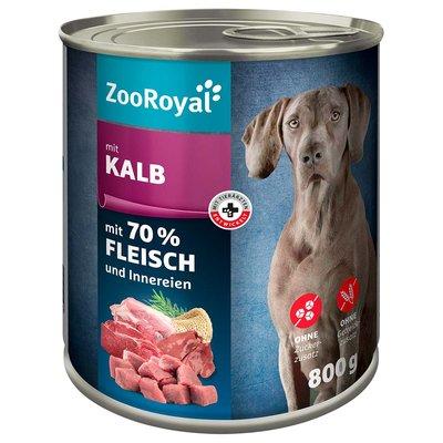 ZooRoyal Hunde-Nassfutter mit Kalb ZooRoyal Hunde-Nassfutter mit Kalb