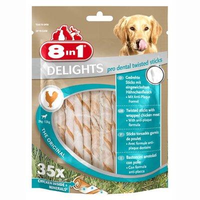 8in1 Hundesnack Delights pro dental Twisted Sticks 8in1 Hundesnack Delights pro dental Twisted Sticks