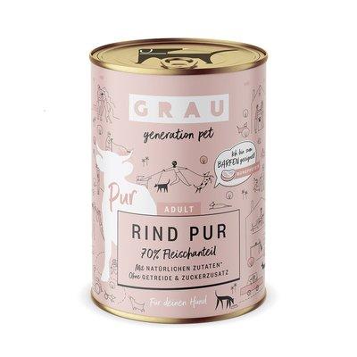 GRAU Hund Adult Rind Pur GRAU Hund Adult Rind Pur