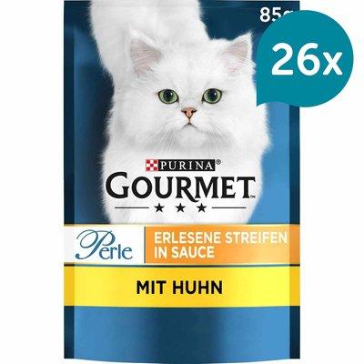 GOURMET Perle Erlesene Streifen in Sauce mit Huhn GOURMET Perle Erlesene Streifen in Sauce mit Huhn