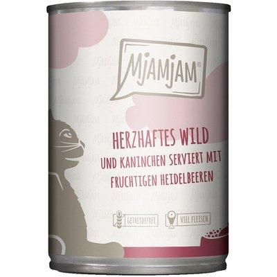 MjAMjAM herzhaftes Wild und Kaninchen an fruchtigen Heidelbeeren MjAMjAM herzhaftes Wild und Kaninchen an fruchtigen Heidelbeeren