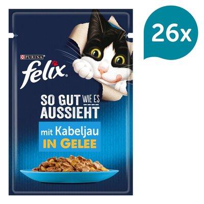 FELIX So gut wie es aussieht in Gelee mit Kabeljau FELIX So gut wie es aussieht in Gelee mit Kabeljau