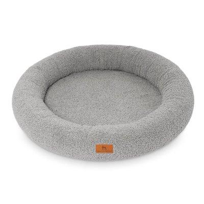 Knuffelwuff orthopädisches rundes Hundebett Cody Grau Knuffelwuff orthopädisches rundes Hundebett Cody Grau